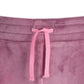 Shorts de veludo com fita lateral Ideology Big Girl's, roxo, tamanho médio