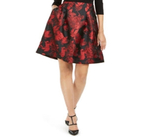 Vestido curto feminino Jessica Howard com manga 3/4, preto, tamanho 4, pequeno