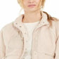 Jaqueta de lã Hit the Slopes feminina Free People, bege fulvo, tamanho grande