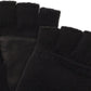 Luva de couro UGG masculina de malha flip, preta, tamanho regular