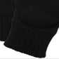 Luva de couro UGG masculina de malha flip, preta, tamanho regular