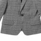 Tommy Hilfiger Big Boy's Stretch Windowpane Plaid Suit Jacket Preto Tamanho 10