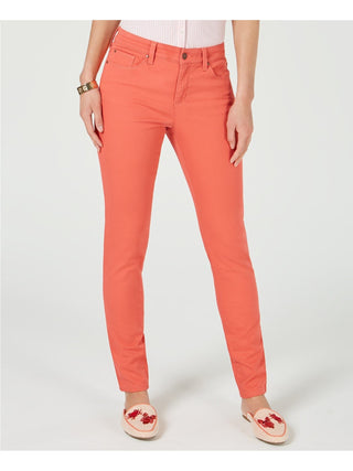 Calça Jeans Coral Feminina Charter Club Laranja Tamanho 14