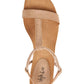 Sandália feminina Mulan Tan Wedge, tamanho 7 M, estilo &amp; co