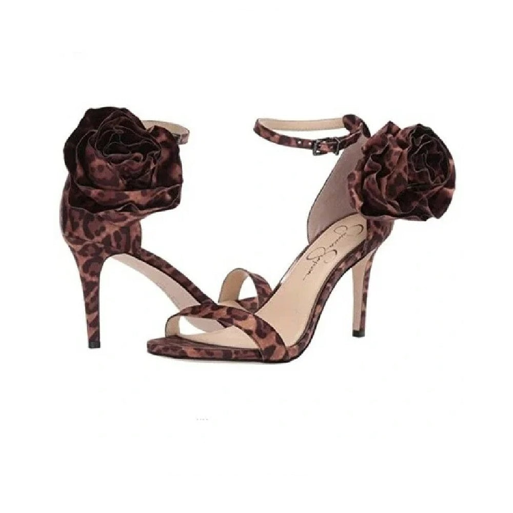 Sandálias femininas Jessica Simpson, sapatos, leopardo natural, tamanho 11