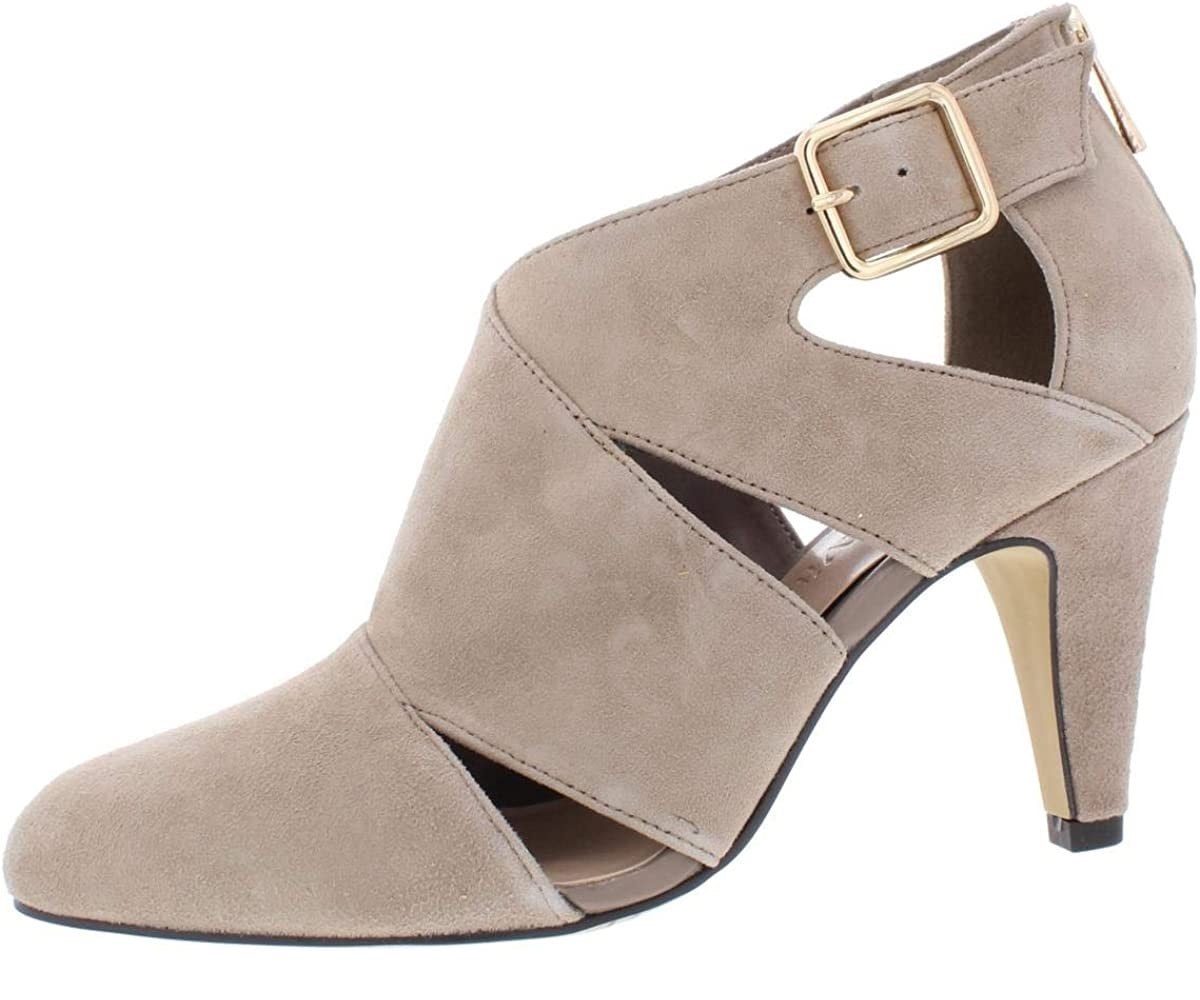 Bella Vita Nicolina Couro Feminino Fechado Biqueira Tira no Tornozelo Clássico Sapatos Almod Tamanho 7,5 W