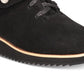 Botas femininas de couro Elissaa com bico fechado e cano curto para clima frio, estilo &amp; co, pretas, tamanho 8 M