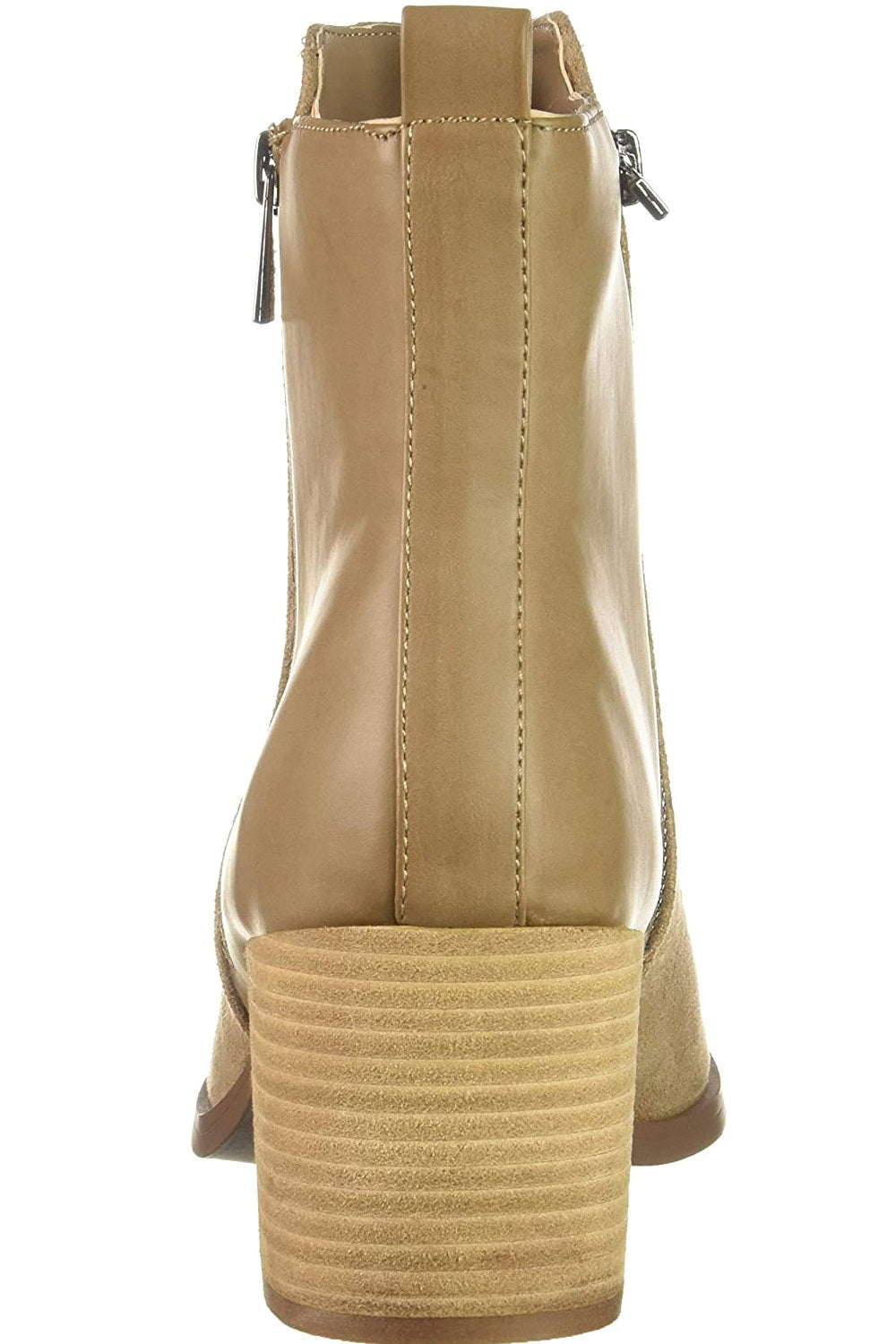 Madden Girl Winwood Fabric Bico Fino Tornozelo Taupe Feminino Tamanho 6,5 M
