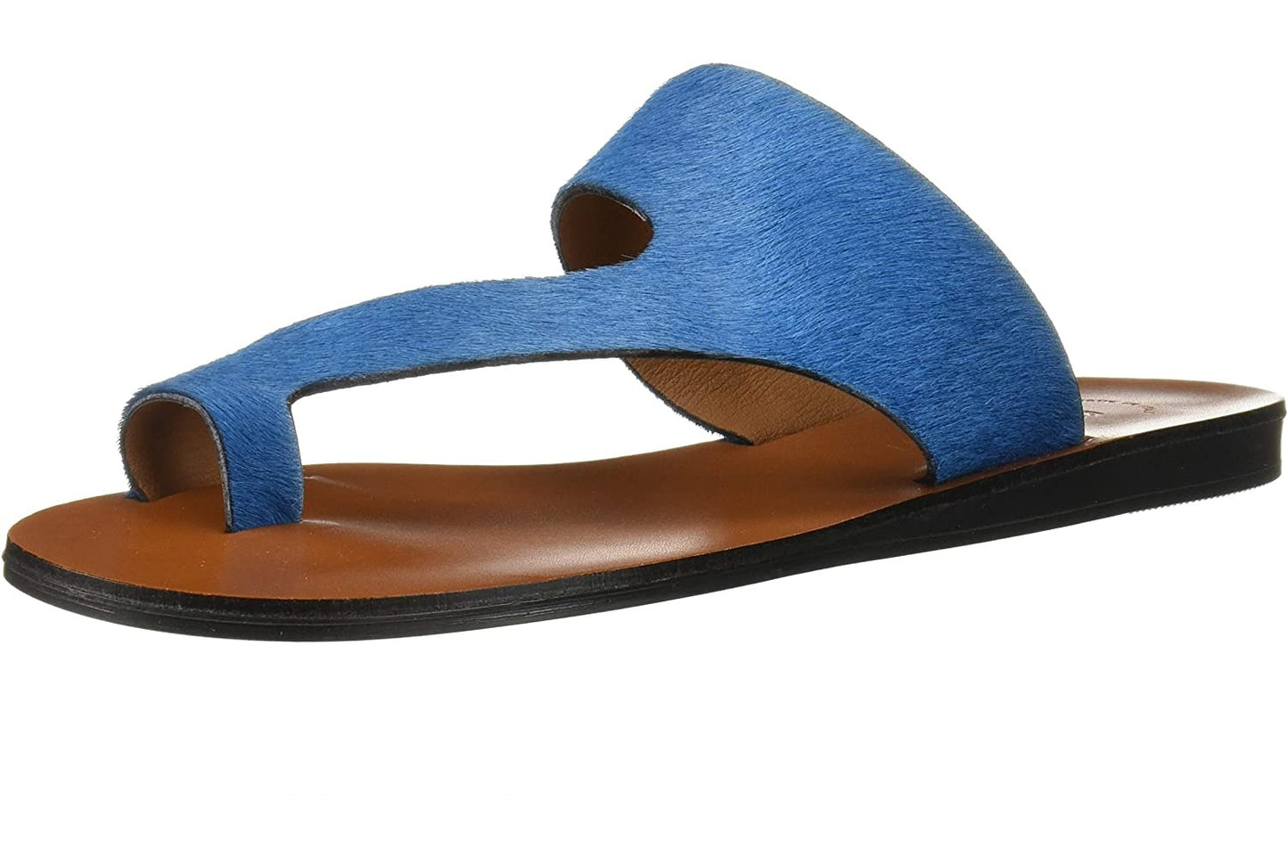 Sandálias femininas Kenneth Cole Palm, azuis, tamanho 8 M