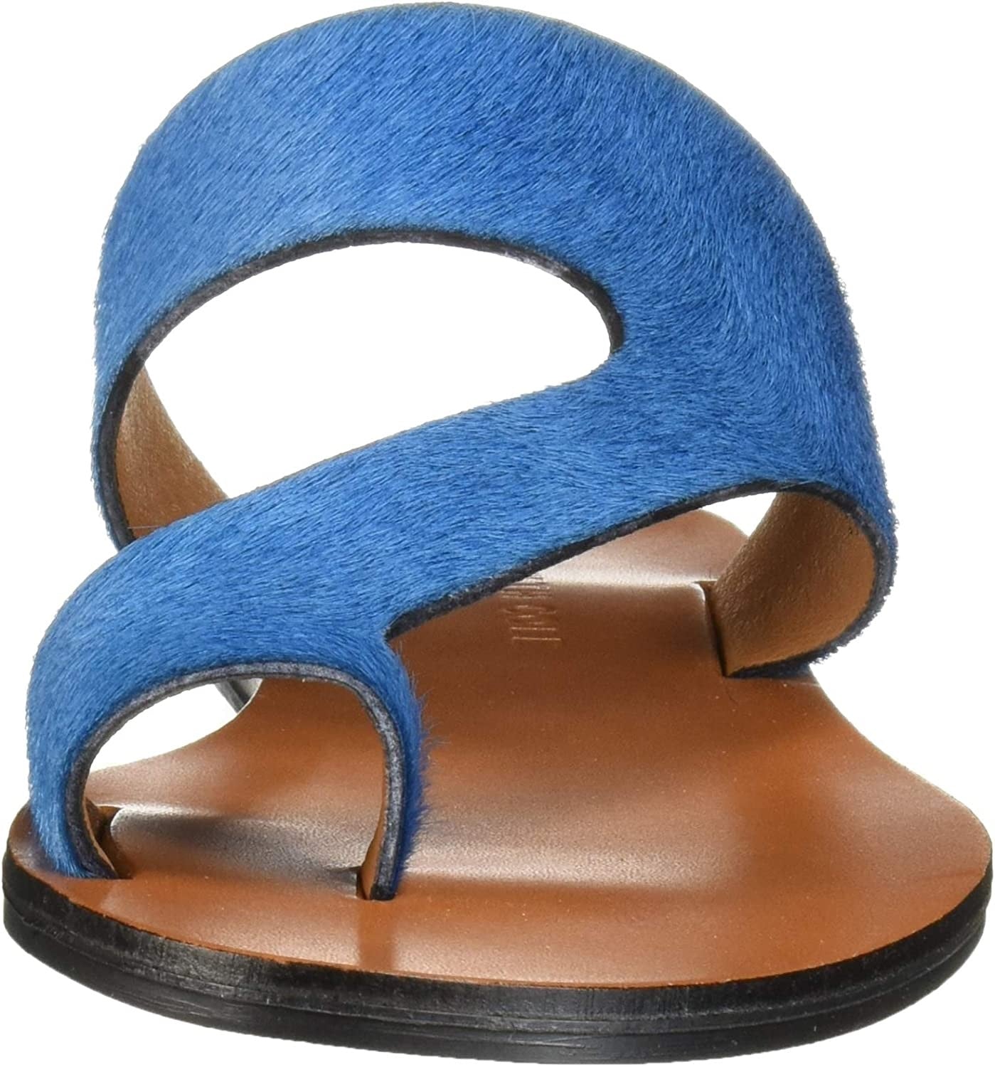 Sandálias femininas Kenneth Cole Palm, azuis, tamanho 8 M