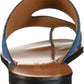 Sandálias femininas Kenneth Cole Palm, azuis, tamanho 8 M