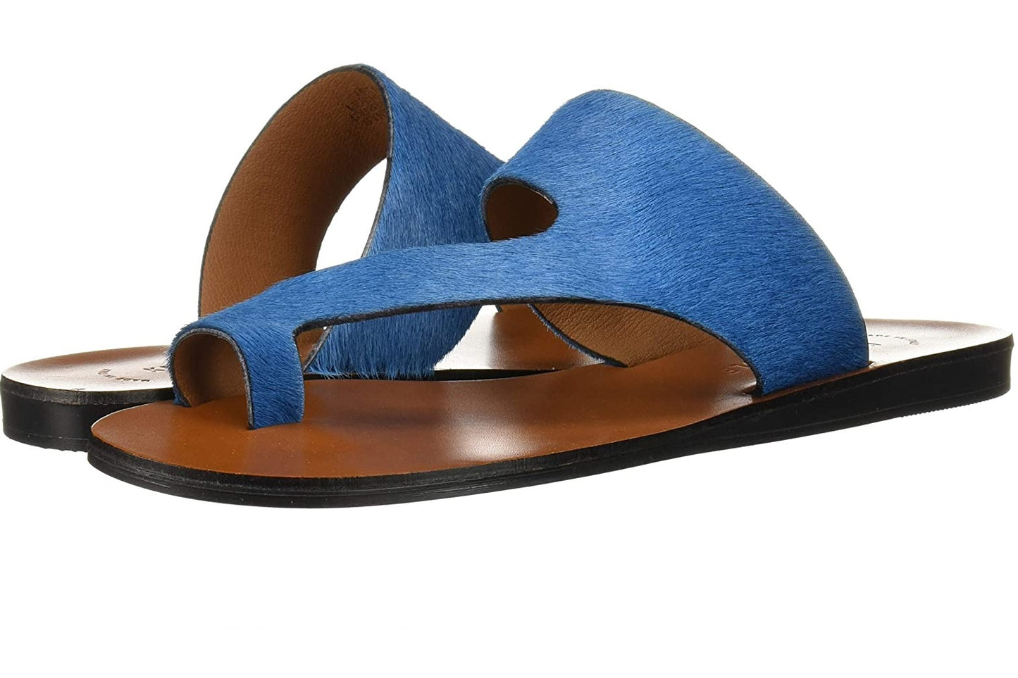 Sandálias femininas Kenneth Cole Palm, azuis, tamanho 8 M