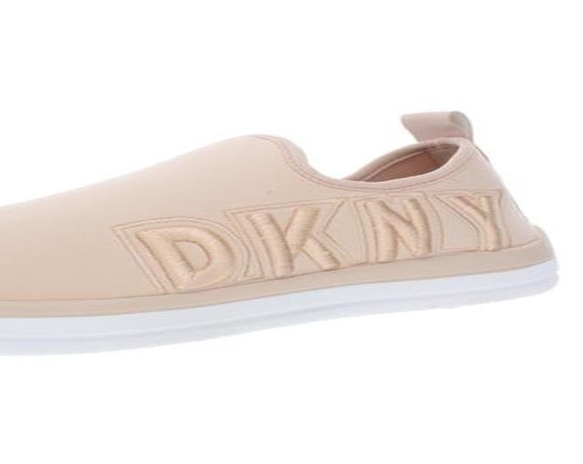 Tênis feminino DKNY Farra Fabric cano baixo, tamanho 7,5, pêssego