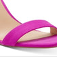 Sandálias sociais femininas INC International Concepts Lexini Microsuede com tira no tornozelo, roxas, tamanho 9, médio