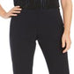 Calça social Calvin Klein Highline Slim Straight Leg Feminina Azul Tamanho 12