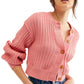 Cardigan feminino All Yours da Free People, rosa, tamanho médio