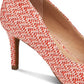 Alfani Jeules Scarpin Feminino Bico Fino Vermelho Tamanho 6 Médio