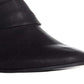 Botas femininas Thalia Sodi Tully de couro sintético com salto bloco, pretas, tamanho 5 M
