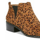 Botas femininas Bar III Gabby Ankle Boot marrom tamanho 5 M