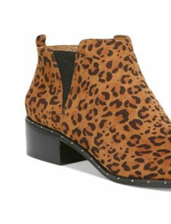 Botas femininas Bar III Gabby Ankle Boot marrom tamanho 5 M