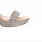 Sandálias femininas Madden Girl plataforma, cor blush, tamanho 9 M