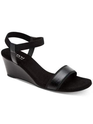Alfani Step N Flex Gillee Casual Wedge Feminino Preto Tamanho 6,5M