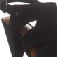 Sandálias Hosper Slingback SC35 Femininas Pretas Tamanho 6,5 M