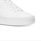 Michael Kors Mindy Couro Feminino Cano Baixo Renda Branco Óptico Tamanho 6,5