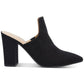 Sapatos femininos Wild Pair Carlita Mules pretos tamanho 10M