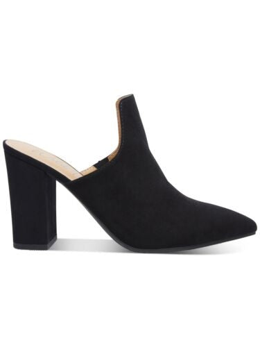 Sapatos femininos Wild Pair Carlita Mules pretos tamanho 10M