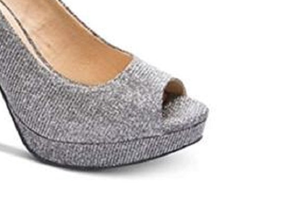 Sapatos Haley Peep Toe Femininos Chinese Laundry Cinza Tamanho 7,5 M