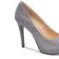 Sapatos Haley Peep Toe Femininos Chinese Laundry Cinza Tamanho 7,5 M
