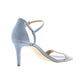 Sandálias femininas Michael Kors Simone Party para ocasiões especiais, azul, tamanho 7,5 m