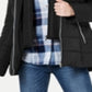 Casaco feminino Maralyn Me Faux Puffer, preto, tamanho grande
