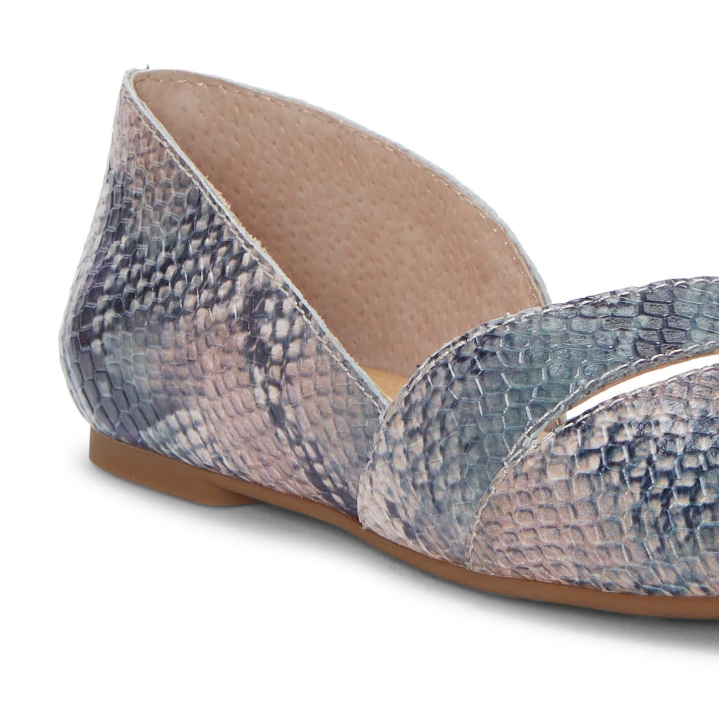 Sapatos baixos femininos Lucky Brand Ashena Sweet Pea Multi Tamanho 9