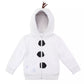 Cubcoats Olaf Frozen 2 em 1 infantil, moletom com zíper clássico transformador e pelúcia macia, branco