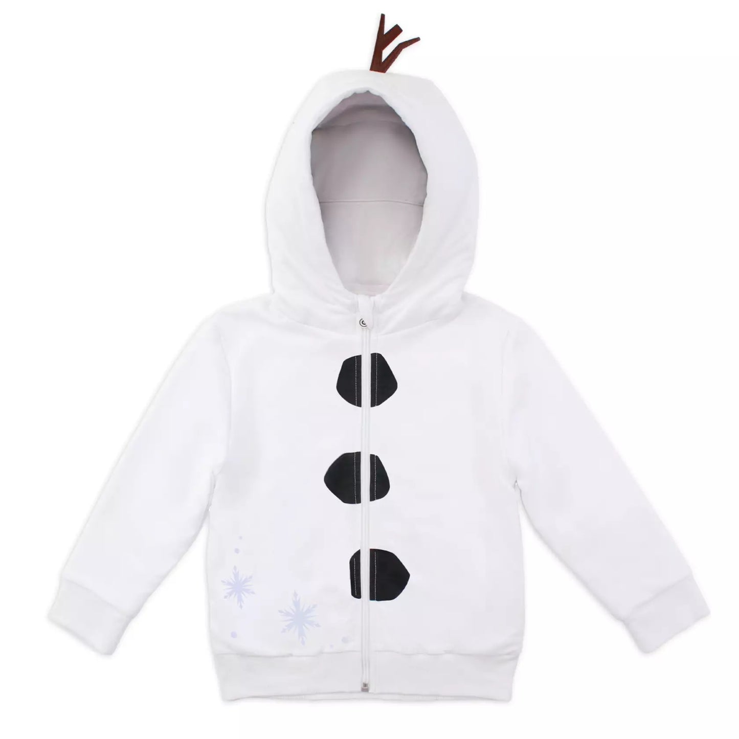 Cubcoats Olaf Frozen 2 em 1 infantil, moletom com zíper clássico transformador e pelúcia macia, branco