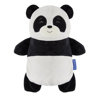 Cubcoats Papo the Panda 2 em 1 Transformando Pulôver com Moletom com Capuz e Pelúcia Macia Cinza Escuro