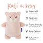 Cubcoats Kali The Kitty 2 em 1 Transformador Crewneck Sweatshirt com capuz e pelúcia macia rosa