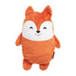 Cubcoats Flynn the Fox 2 em 1 Transformando Pulôver com Moletom com Capuz e Pelúcia Macia Laranja