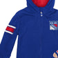 Moletom com capuz e pelúcia macios Cubcoats New York Rangers 2 em 1 para meninos