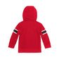 Cubcoats Transforming 2 em 1 para crianças, unissex, pré-escolar, vermelho, Chicago Blackhawks, moletom com zíper completo e pelúcia macia, vermelho