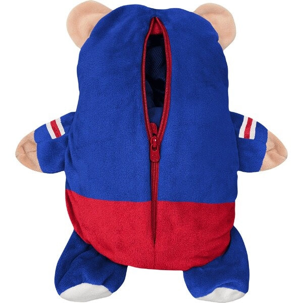 Moletom com capuz e pelúcia macios Cubcoats New York Rangers 2 em 1 para meninos
