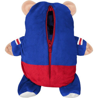 Moletom com capuz e pelúcia macios Cubcoats New York Rangers 2 em 1 para meninos