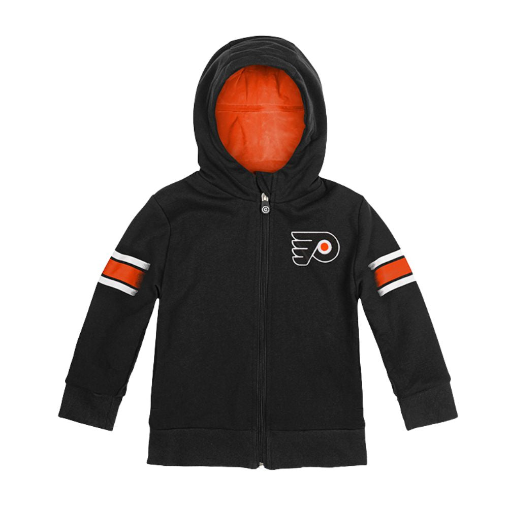 Cubcoats Transforming 2 em 1 para crianças, unissex, Philadelphia Flyers, com capuz e pelúcia macia, preto