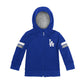 Moletom com capuz e pelúcia macios Cubcoats Los Angeles Dodgers 2 em 1 para meninos