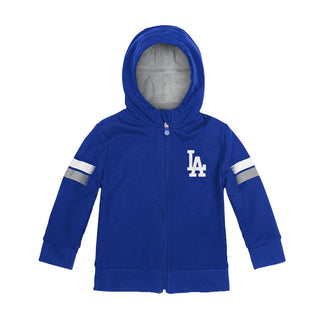Moletom com capuz e pelúcia macios Cubcoats Los Angeles Dodgers 2 em 1 para meninos