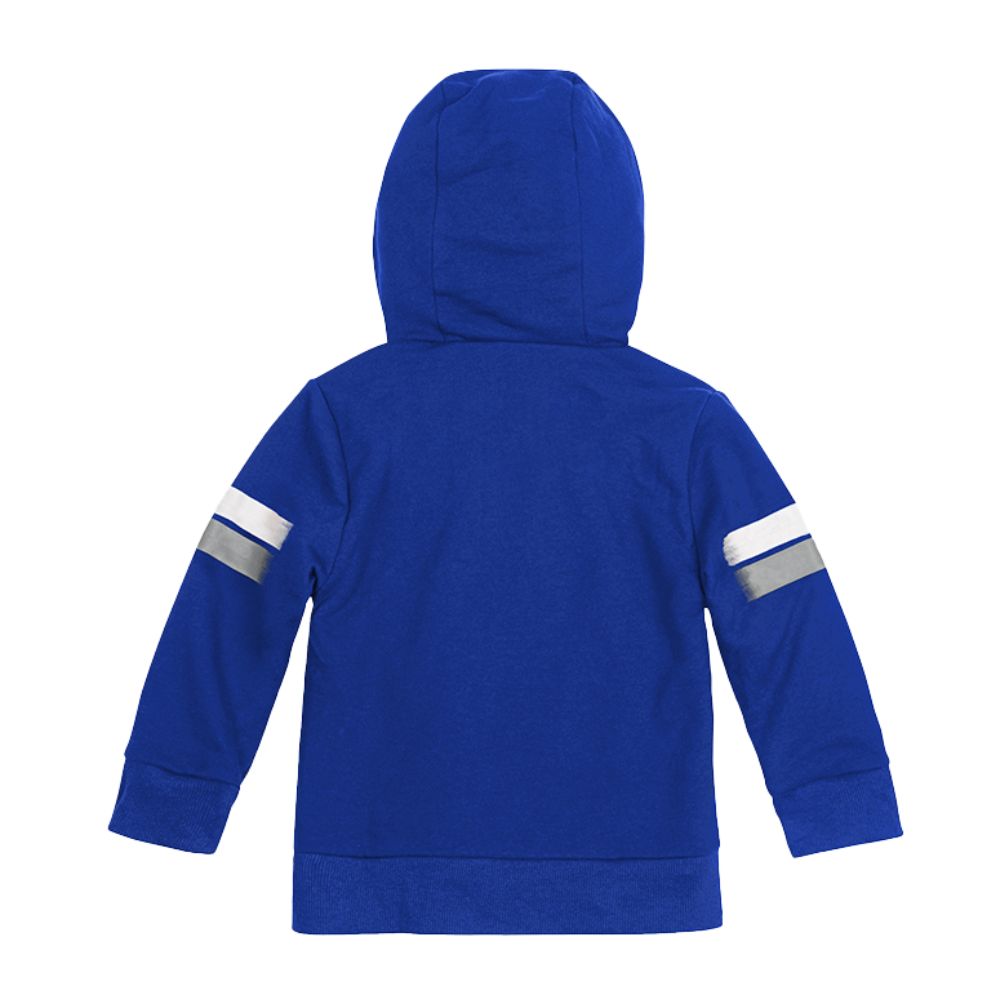 Moletom com capuz e pelúcia macios Cubcoats Los Angeles Dodgers 2 em 1 para meninos