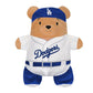 Moletom com capuz e pelúcia macios Cubcoats Los Angeles Dodgers 2 em 1 para meninos