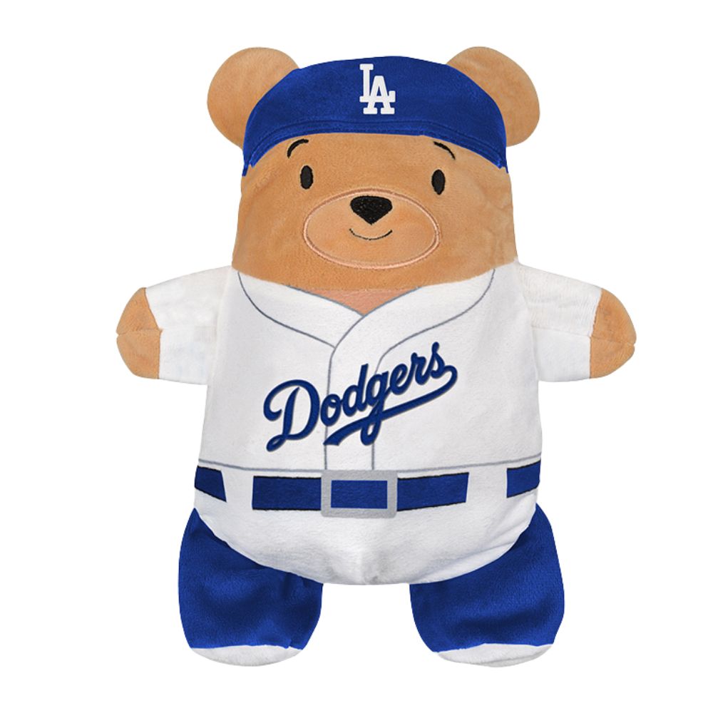 Moletom com capuz e pelúcia macios Cubcoats Los Angeles Dodgers 2 em 1 para meninos